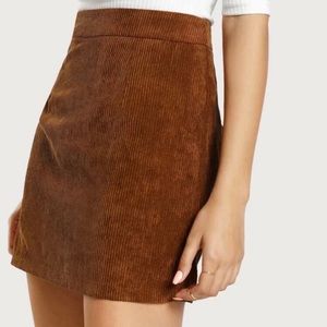 Corduroy Skirt